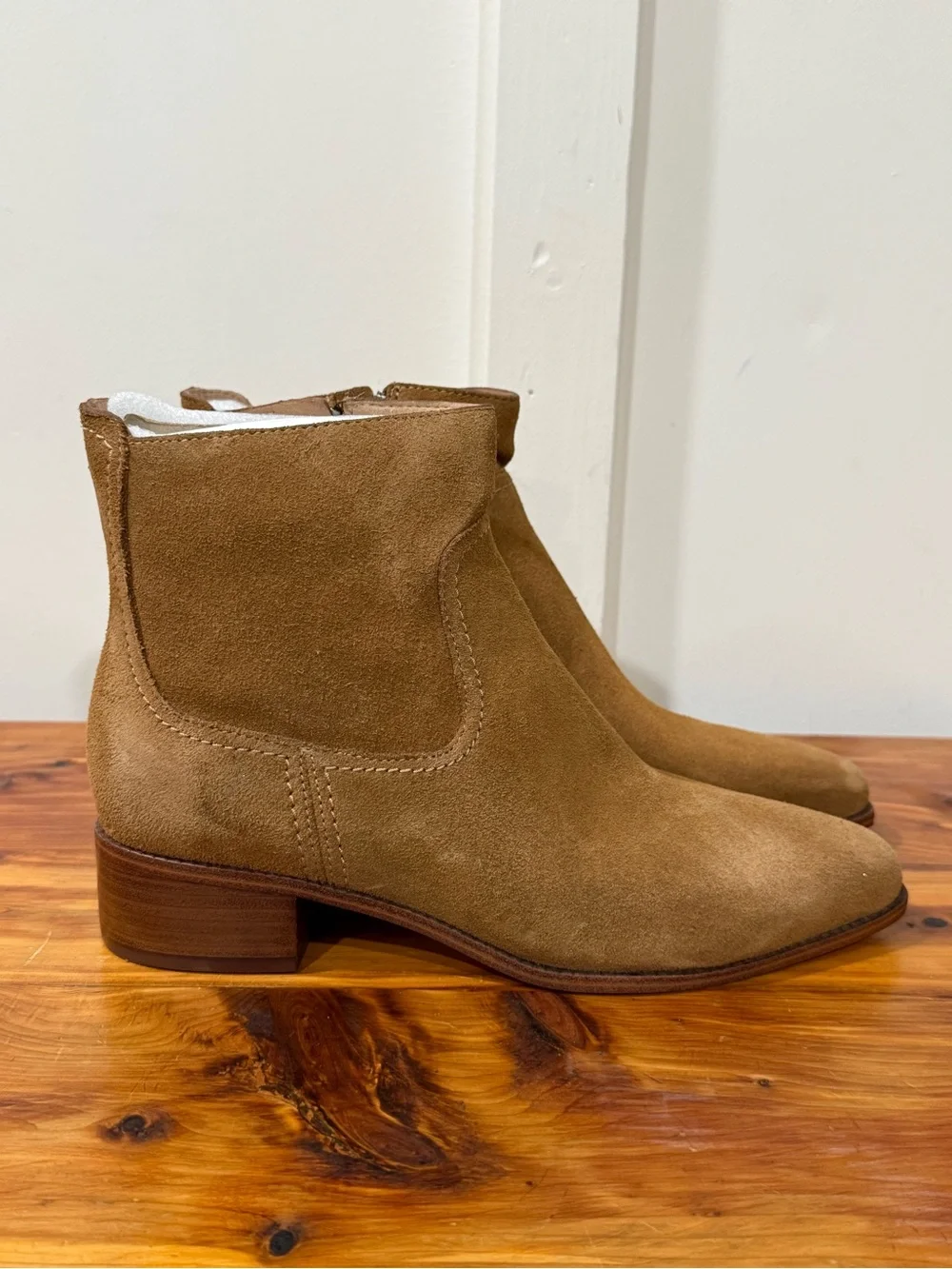 NWOT Cole Haan Naia Suede Tan Ankle Booties